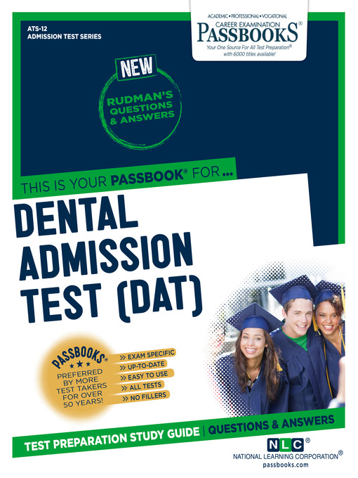 Cover image for DENTAL ADMISSION TEST (DAT)